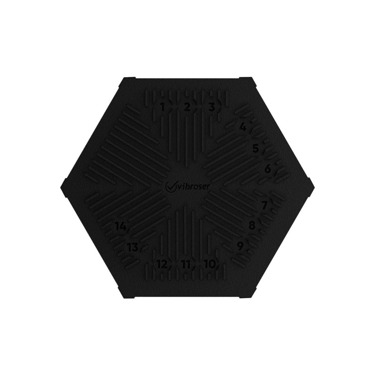 Hexagon Acid Proof Tile 100×116 Black
