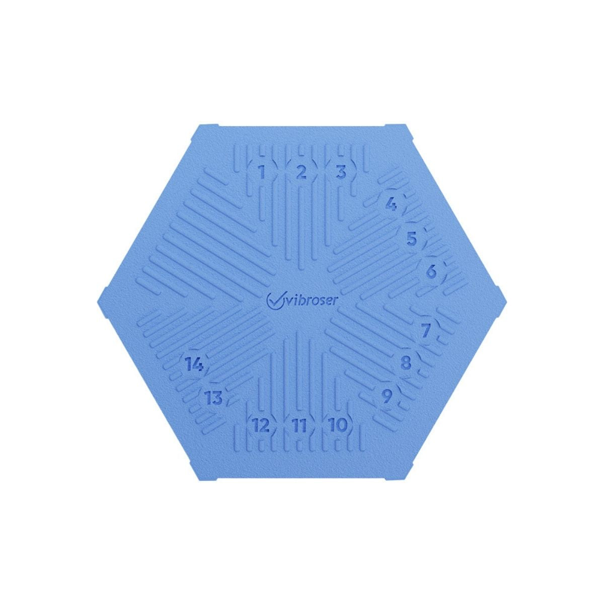 Hexagon Acid Proof Tile 100×116 Blue