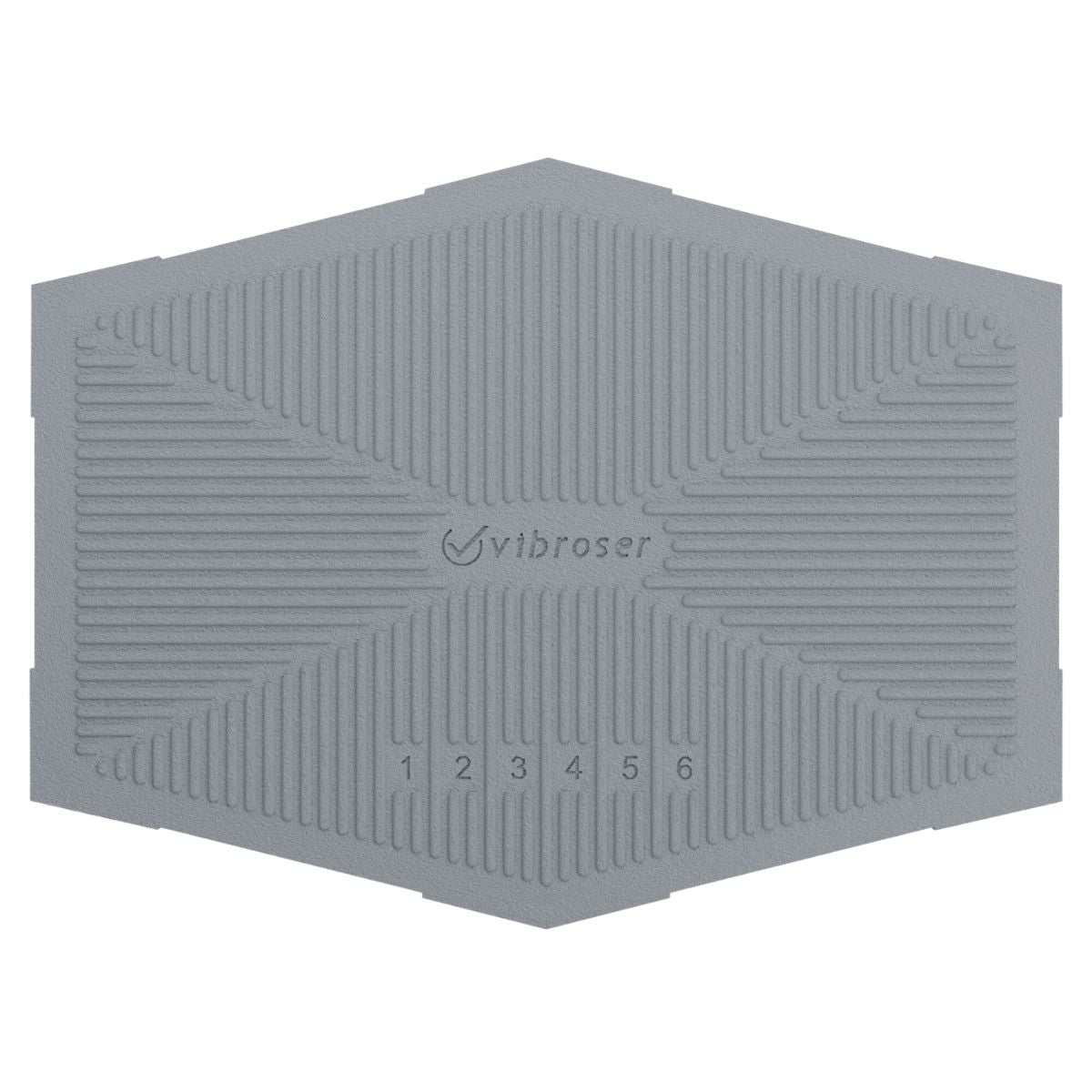 Le carreau à emboîtement antiacide 100×150 gris moyen