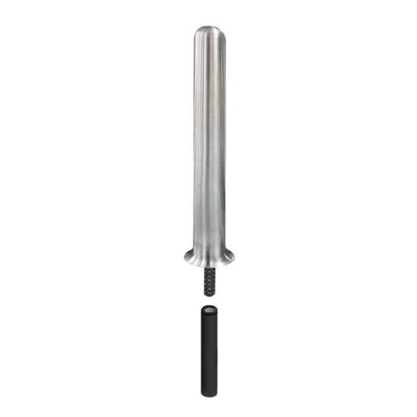 Borne amovible en acier inoxydable 1000mm