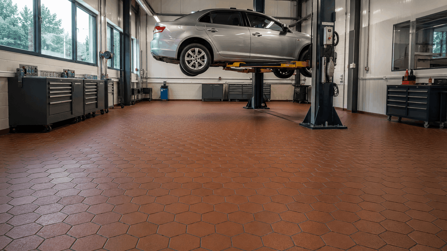 Automotive Service Flooring: Why Acid Proof Tiles Are the Best Choice for Long-Term Performance