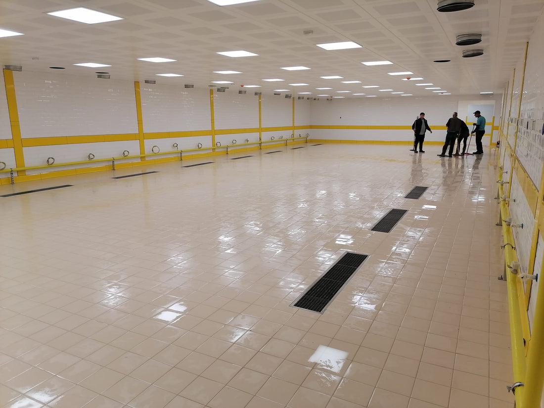 Interlocking Acid Proof Tile 150×200 Mustard Yellow
