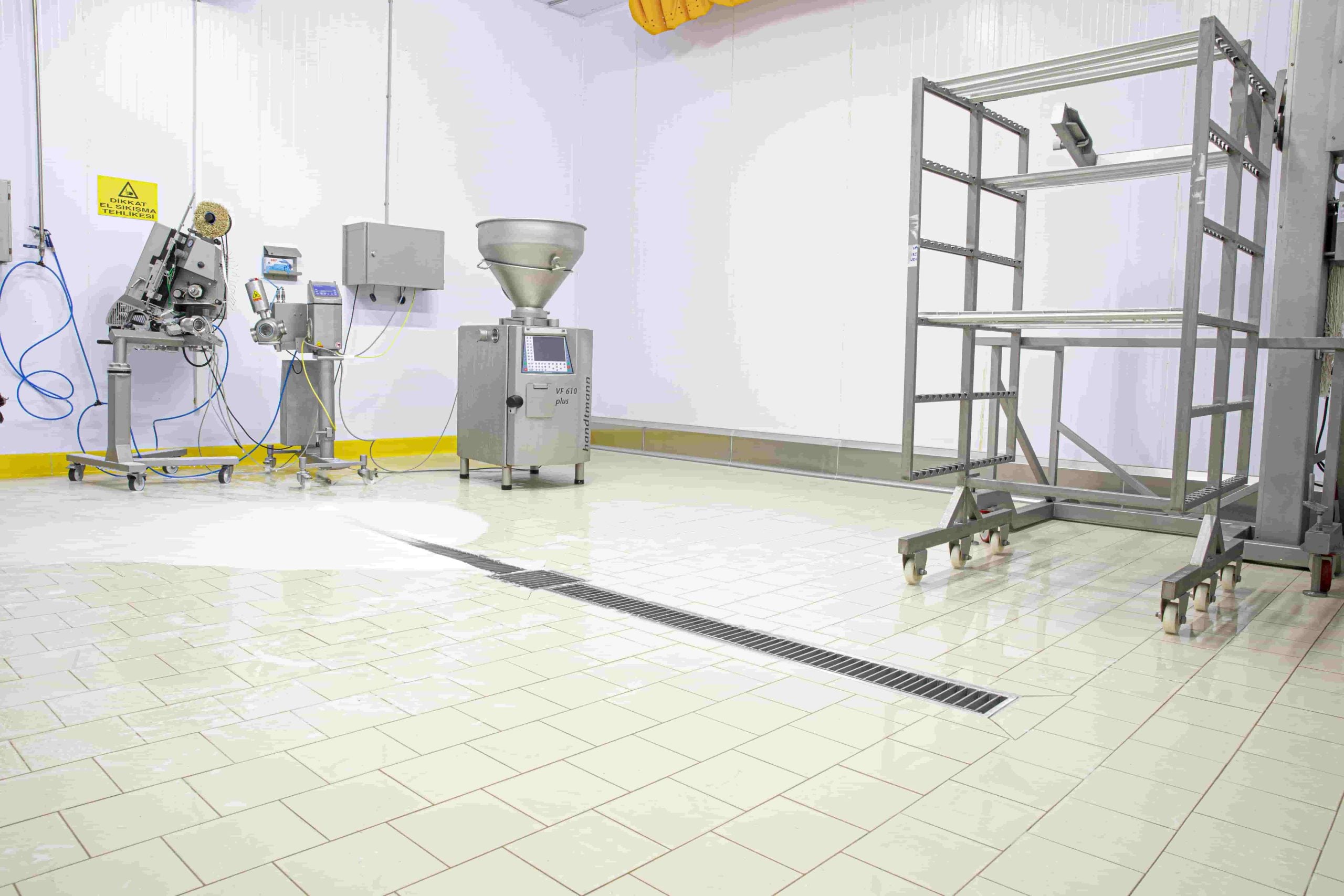 Stainless Steel Kerb, On Top of the Floor Covering 1000x1000x50mm