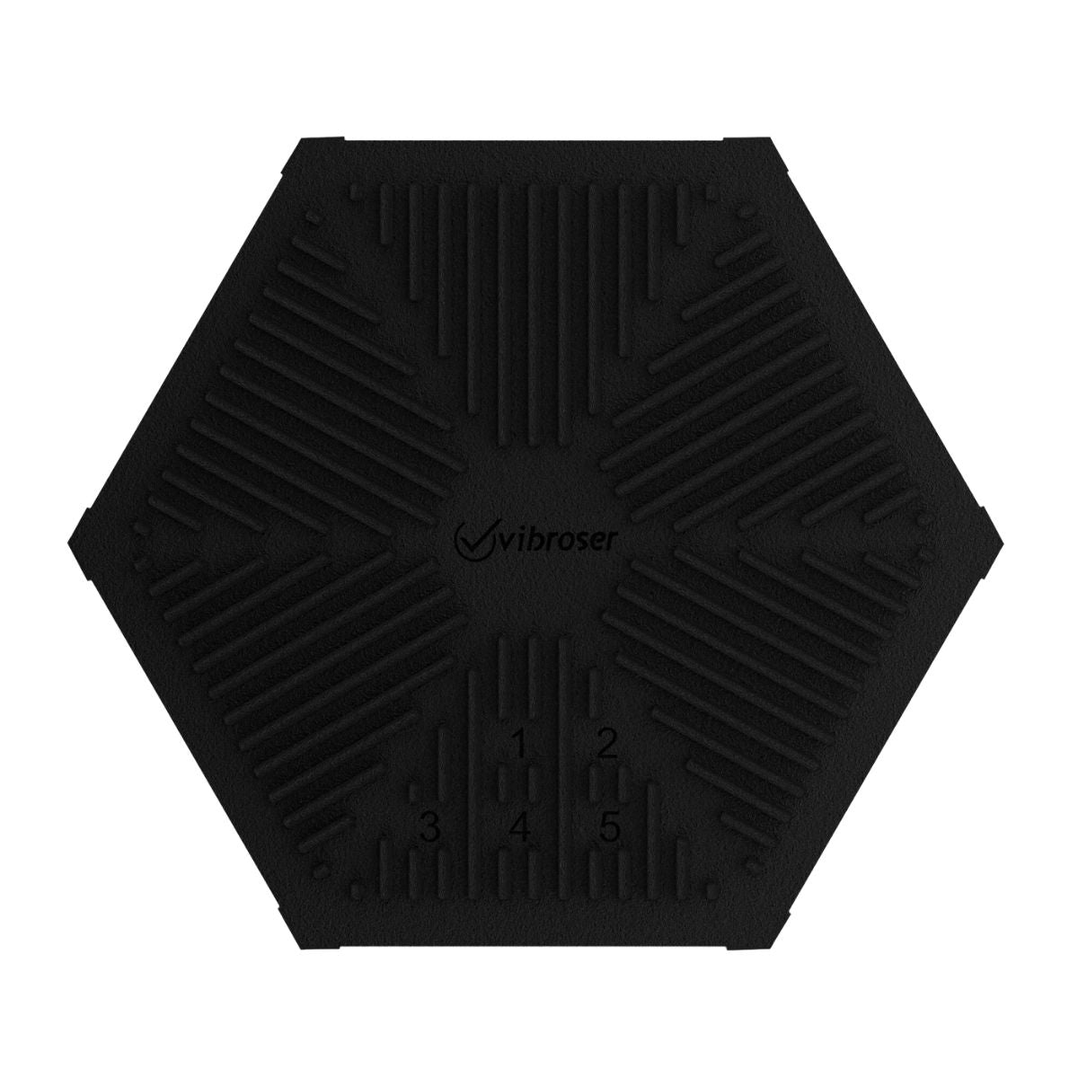 Hexagon Acid Proof Tile 150×175 Black