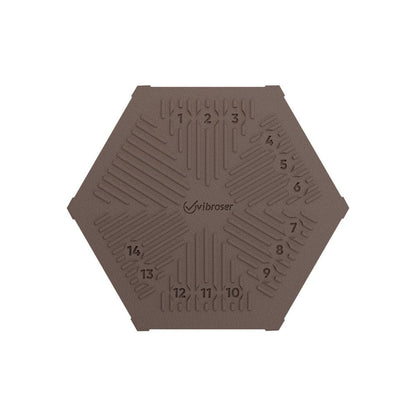 Hexagon Acid Proof Tile 100×116 Brown