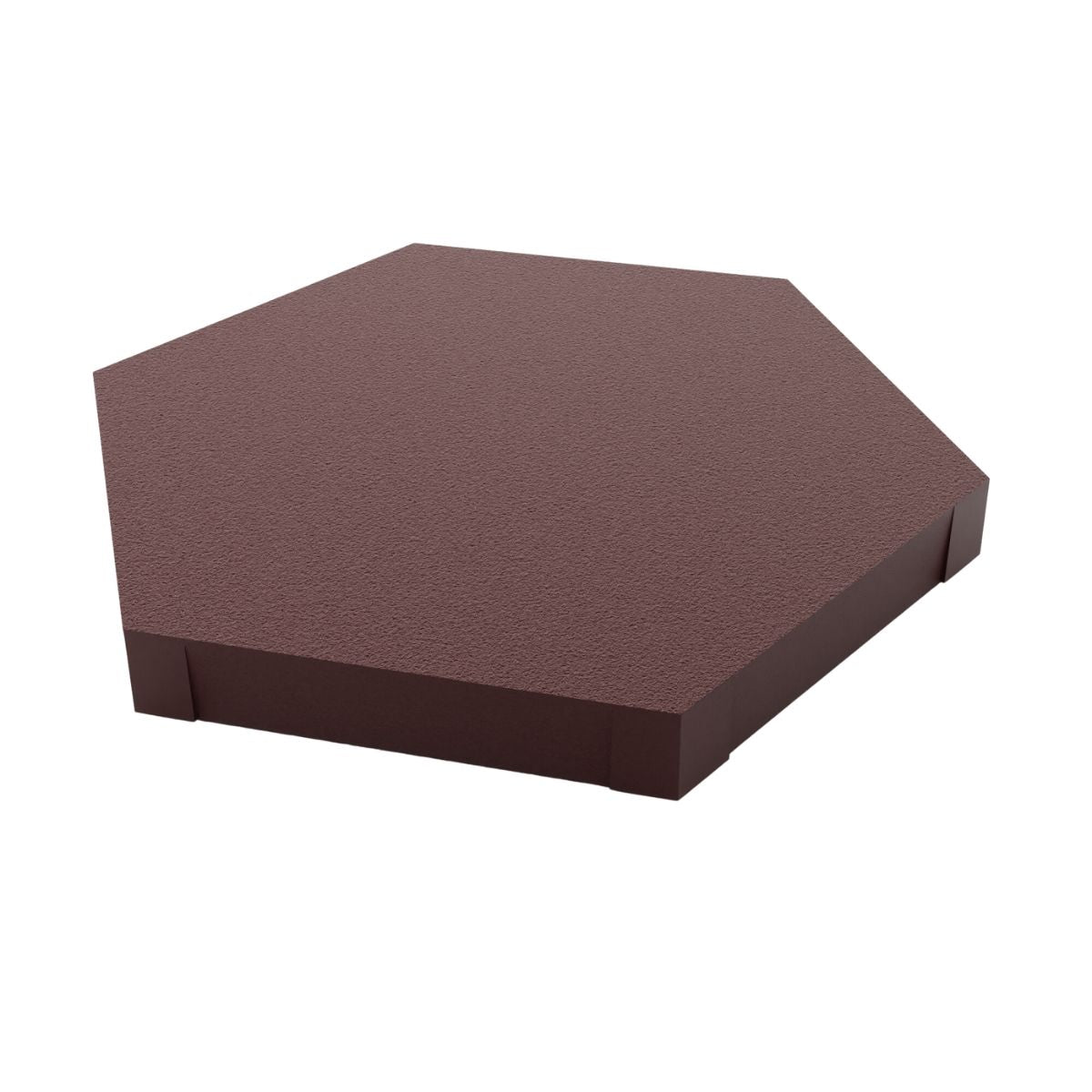 Hexagon Acid Proof Tile 150×175 Burgundy