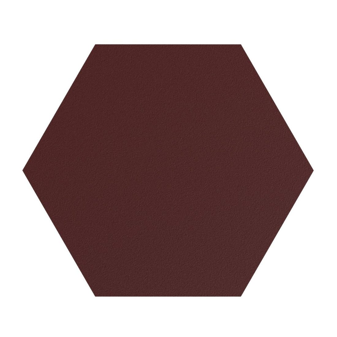 Hexagon Acid Proof Tile 150×175 Burgundy