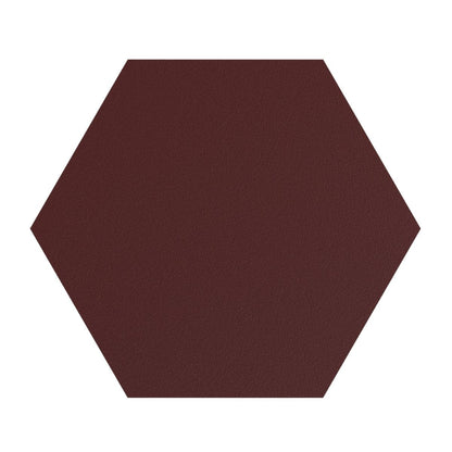 Hexagon Acid Proof Tile 150×175 Burgundy