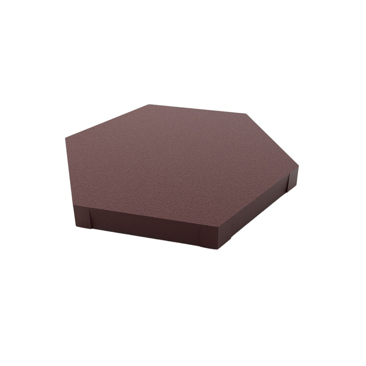 Hexagon Acid Proof Tile 100×116 Burgundy