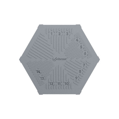 Hexagon Acid Proof Tile 100×116 Medium Gray