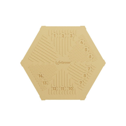 Hexagon Acid Proof Tile 100×116 Mustard Yellow