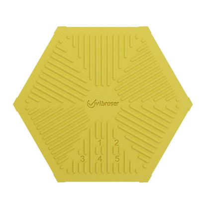 Hexagon Acid Proof Tile 150×175 Traffic Yellow