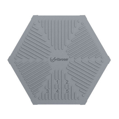 Hexagon Acid Proof Tile 150×175 Medium Gray