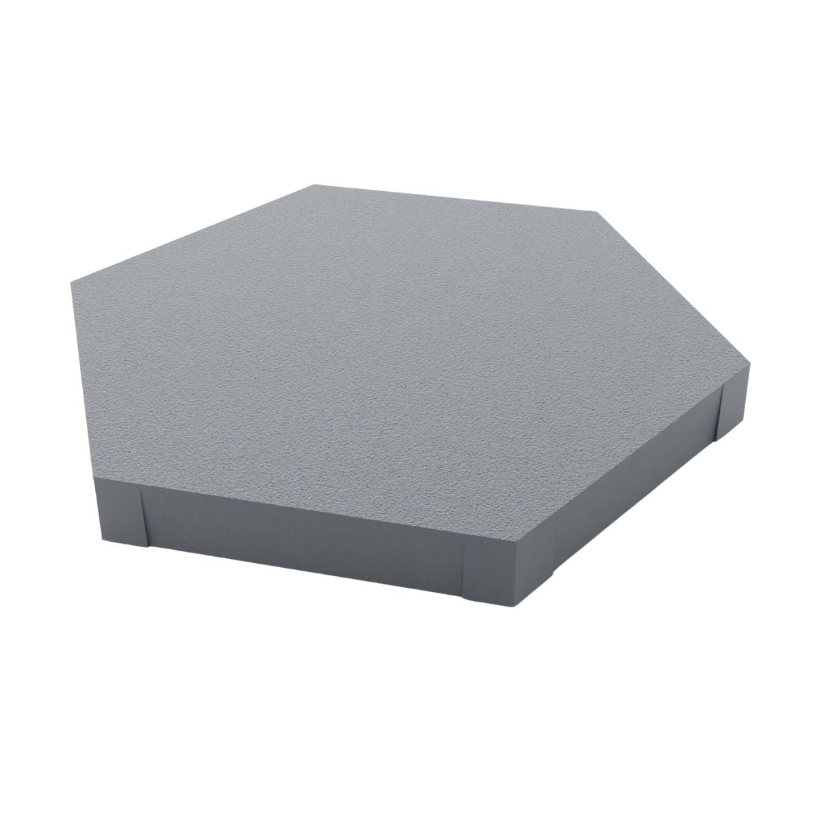 Hexagon Acid Proof Tile 150×175 Medium Gray