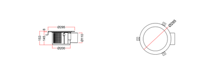 Stainless Steel Floor Sink, Circular Aseptic WSYC-30C-F-11-0