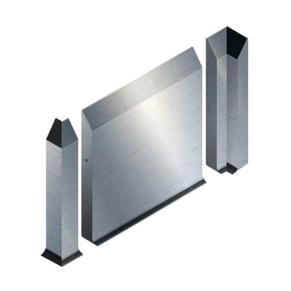 Paslanmaz Bordür Kaplama Üstü 1000x1000x100mm