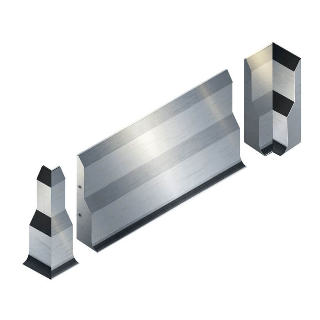 Paslanmaz Bordür Kaplama Üstü 500x1000x50Z200mm
