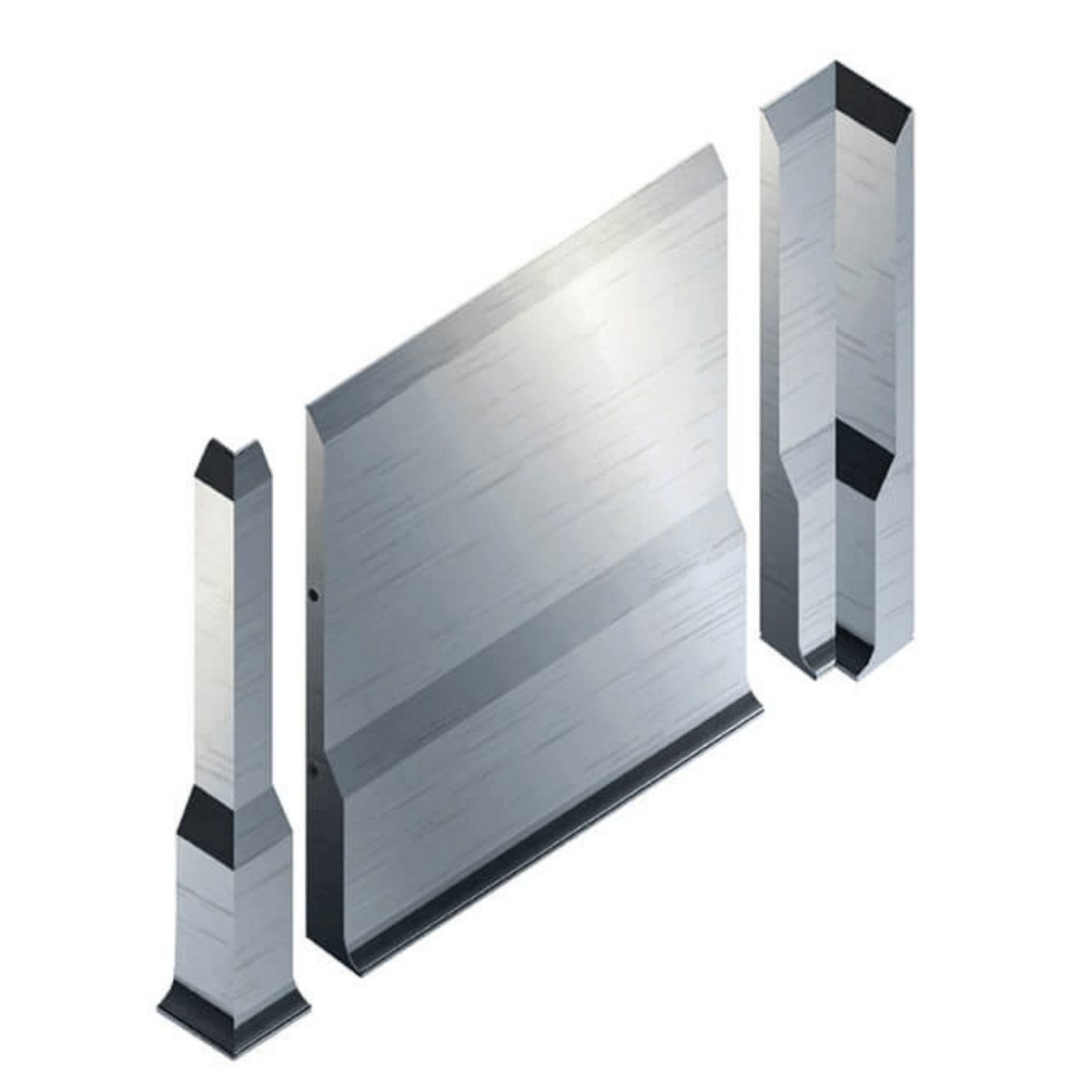 Stainless Steel Kerb, Flooring Edge 1015x1000x50/Z315mm