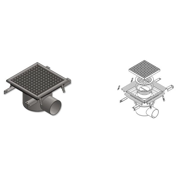 Stainless Steel Floor Sink, With Tray WTYC-30P-F-11-T