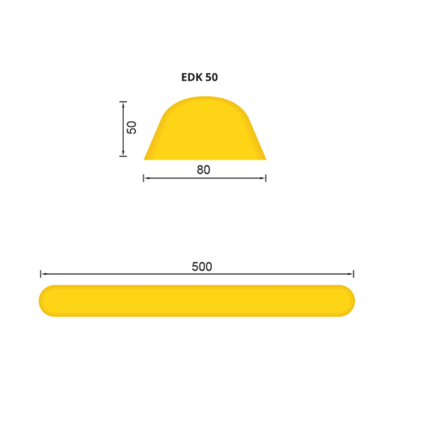 Wall Bumper Strip 80x500x50mm