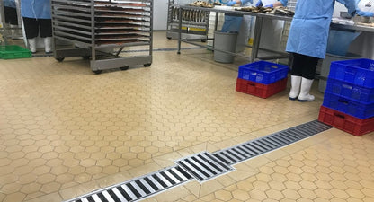 Interlocking Acid Proof Tile 150×200 Light Grey
