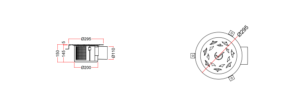 Stainless Steel Floor Sink, Circular Grating WPY-3C-5-F-11-U