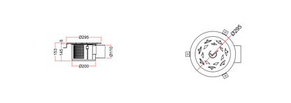 Stainless Steel Floor Sink, Circular Grating WPY-3C-8-F-11-U