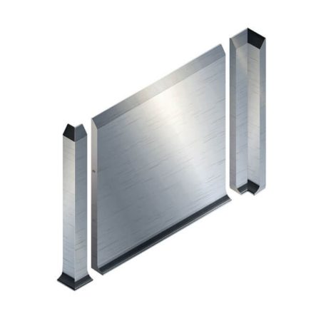 Stainless Steel Kerb 1000x1000x50mm