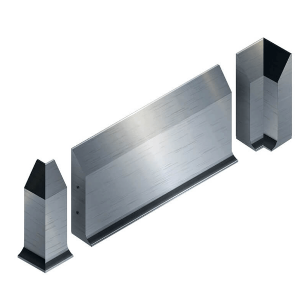 Stainless Steel Kerb, Flooring Edge 515x1000x100mm