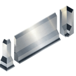 Stainless Steel Kerb, Flooring Edge 515x1000x50Z115mm