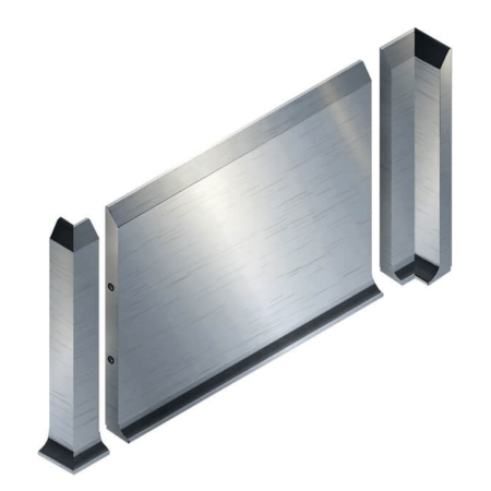 Stainless Steel Kerb, Flooring Edge 765x1000x50mm