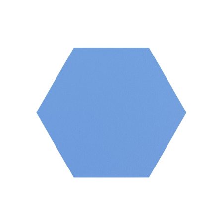 Altıgen Antiasit Karo 100x116 Mavi