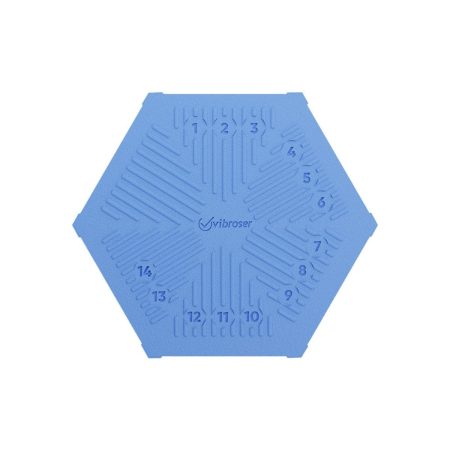 Hexagon Acid Proof Tile 100x116 Blue