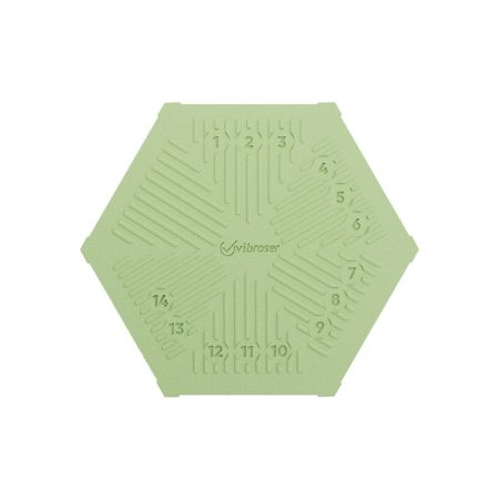 Le carreau anti-acide hexagonal 100×116 vert (1)