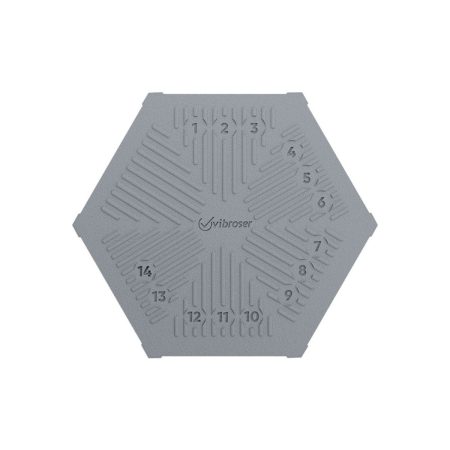 Hexagon Acid Proof Tile 100x116 Medium Gray
