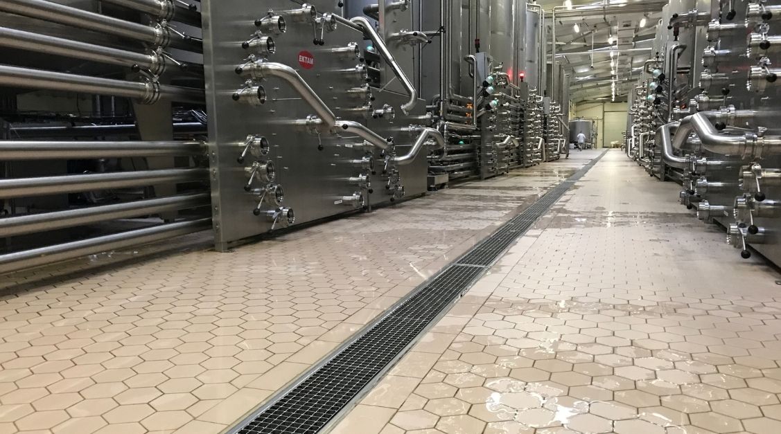 brewery floor drains